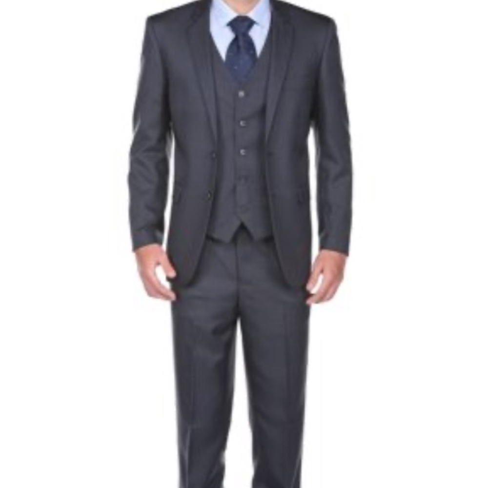 Gino Viltale 3 piece suit Modern Fit size 40R/34W